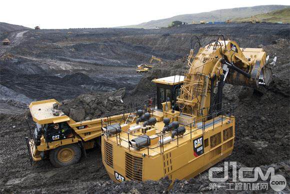 Caterpillar 6030B FS hydraulic excavator.